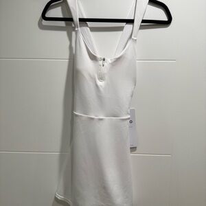 Alo Yoga Women's White Mini Dress Alosoft